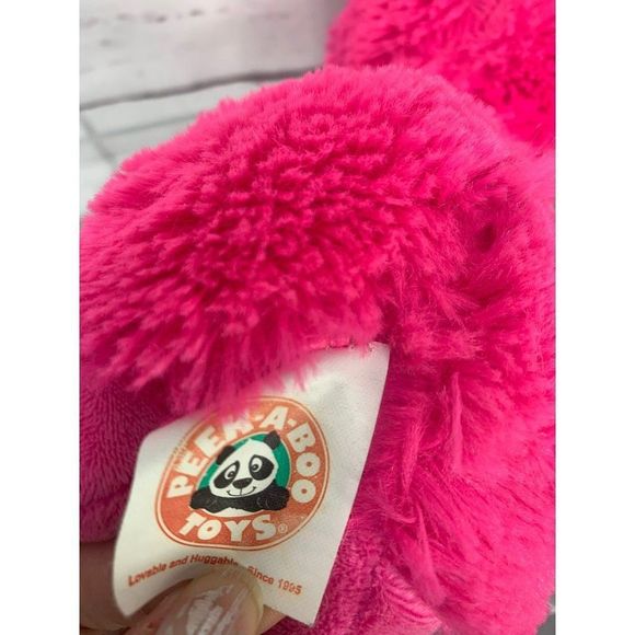 Peek a boo toys Hot Pink‎ Unicorn Llama Stuffed Plush Animal Toy - Picture 4 of 6